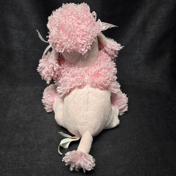 Aurora Fancy the Pink Poodle Hand Puppet Stuffed Plush Animal Dog - Picture 5 of 12
